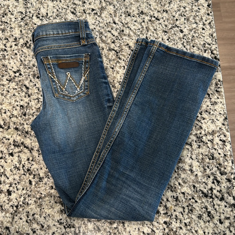 Girls Wranglers. 12 slim. Like new! - Picture 2 of 5